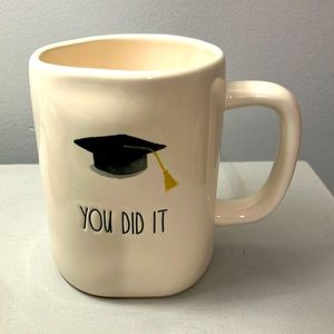 You Did It graduation cap Rae Dunn mug EUC